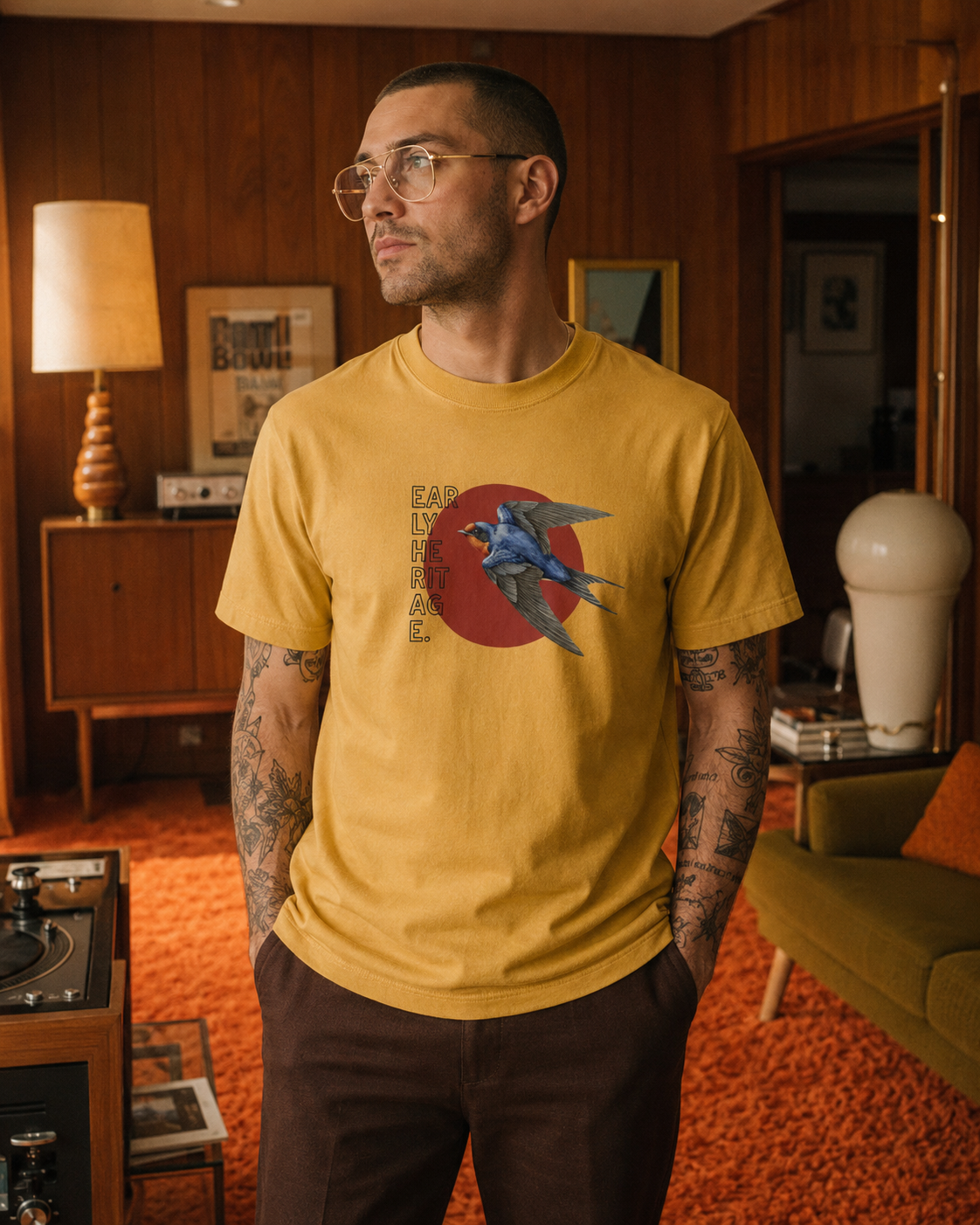 Early Heritage lookbook frame.