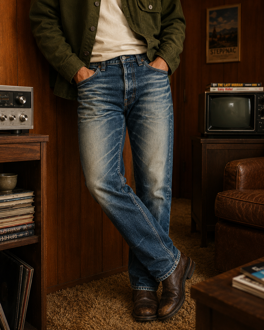 Japanese Early Jean — selvedge detail.